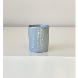 Pulpayet & Gold Mini Bardak / Baby Blue