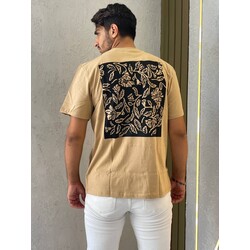 C.P. COMPANY OVERSİZE BASKILI BİSİKLET YAKA T-SHİRT 
