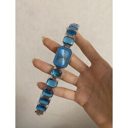 Mavi swarovski saat