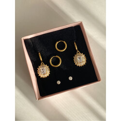 gold küpe seti|ÇELİK