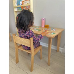 MONTESSORİ ÇOCUK MASASI VE 1 ADET SANDALYE