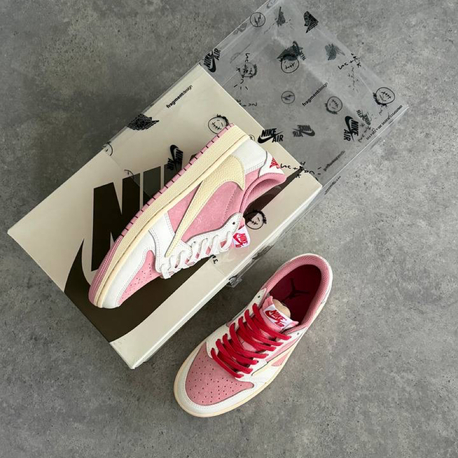 Air Jordan 1 Low Travis Scott Shy Pink  36-40