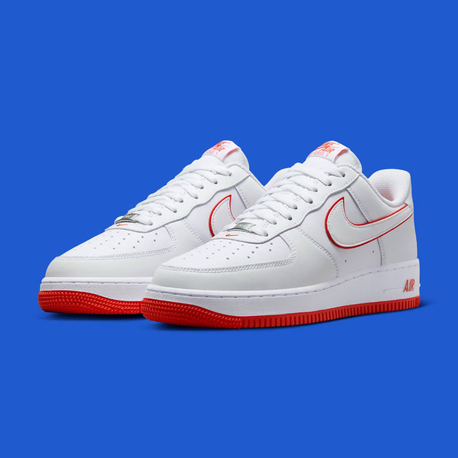 Nike Air Force 1 Low '07 “ White Picante Red “  (Y)