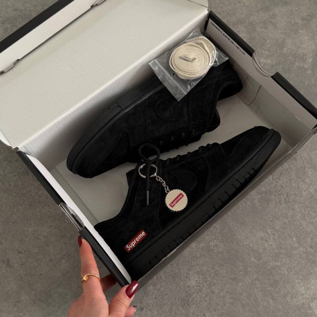 Supreme x Nike Sb Dunk Low  “Black”