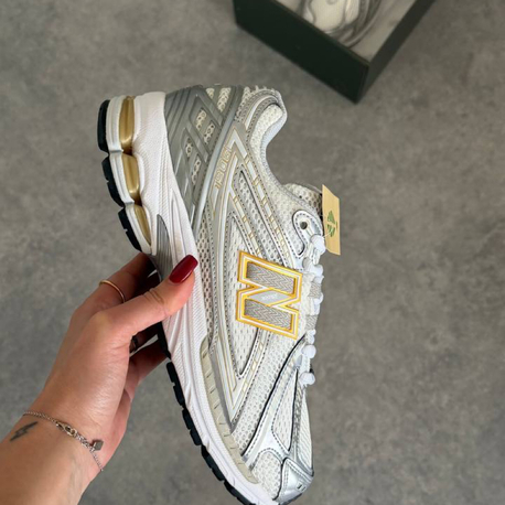 New Balance 1906R White Silver Metallic Gold 