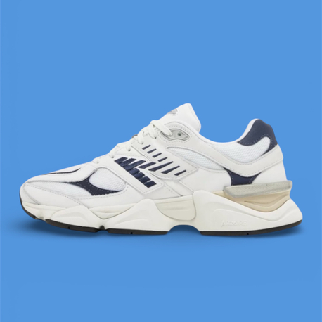 New Balance 9060 White Navy 