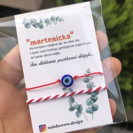 Nazar boncuğu Marteniçka seti 