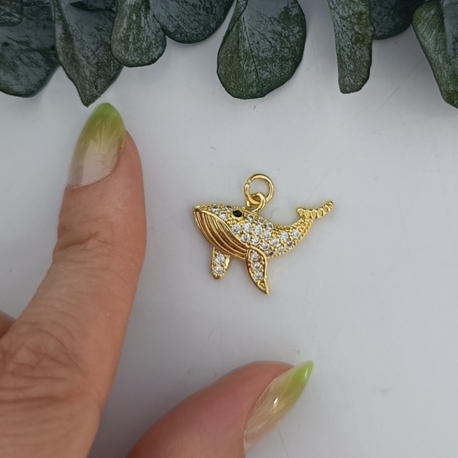 14K Renkte Xuping Balina Kolye Ucu