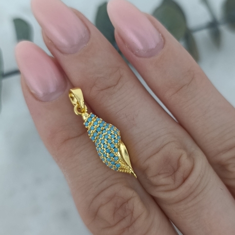 14K Renkte Xuping Deniz Kabuğu Kolye Ucu 