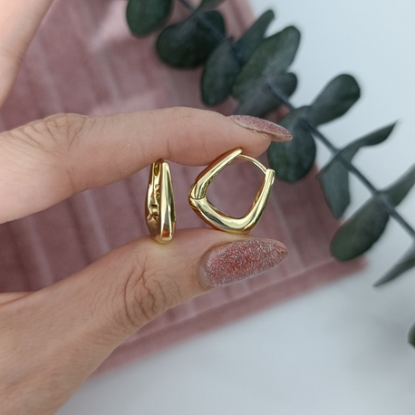 14K Renkte Xuping Bag Küpe 