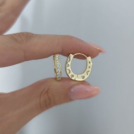 14K Renkte Xuping Küpe 
