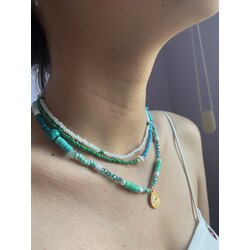 Su Yolu Yeşil Kolye Takımı