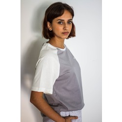RR Nakışlı Reglan Kol T-Shirt