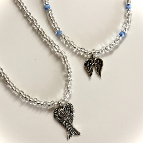 Angel wing kolye