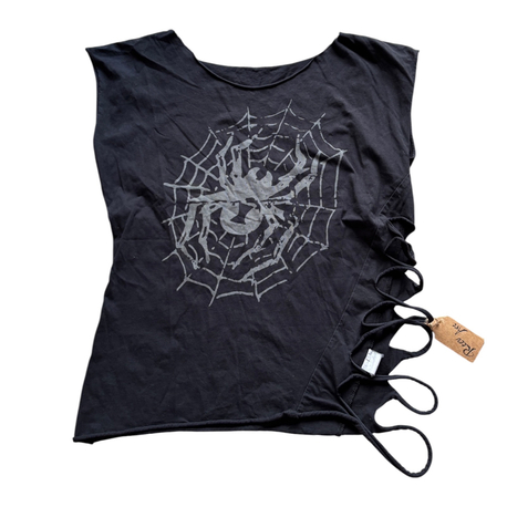 Spider Web Cut-Out Tee