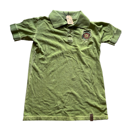 Washed Green Polo Tee