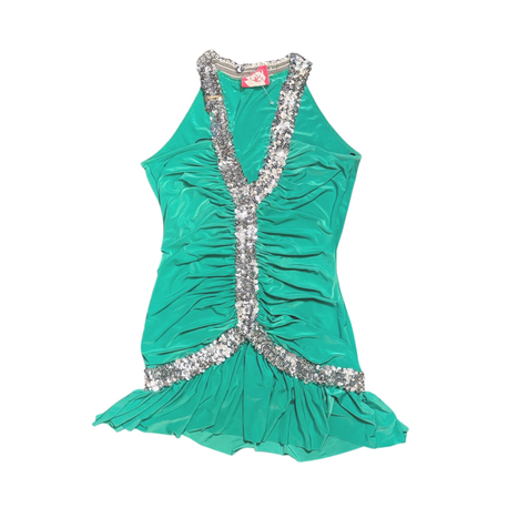  Trim Ruffle top
