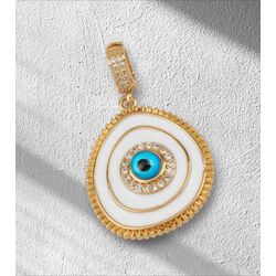 Zirkon Taşlı Charm Kolye Uçları 