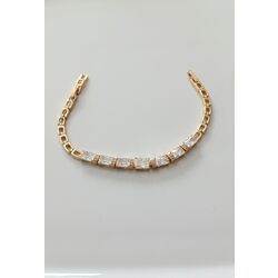Xuping Zirkon Taşlı Gold Bileklik 