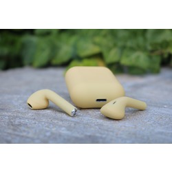 i12 Mat Sarı Renkli TWS Airpods Kulaklık