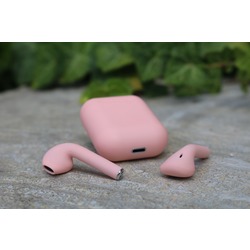 i12 Mat Pembe Renkli TWS Airpods Kulaklık