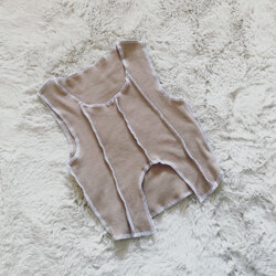 Nude Crop Top