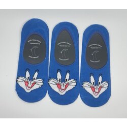 3’lü Unisex Bugs Bunny Desen Babet Çorap