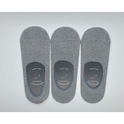 3’lü Unisex Gri Babet Çorap