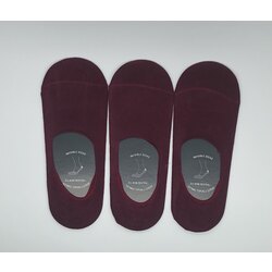 3’lü Unisex Bordo Babet Çorap
