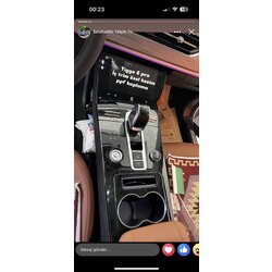 Tiggo 8 pro konsol şeffaf ppf kaplama