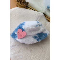 Bulut desen peluş şapka