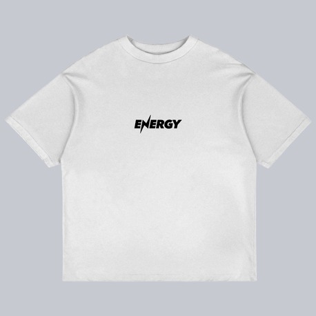 Energy Baskılı Oversize T-shirt