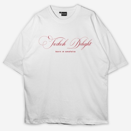 Turkısh delight Baskılı Oversize T-shirt