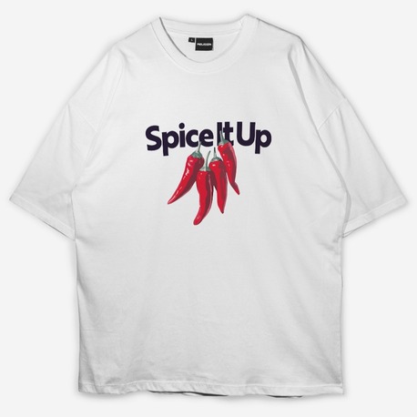 Spice it up Baskılı Oversize T-shirt 