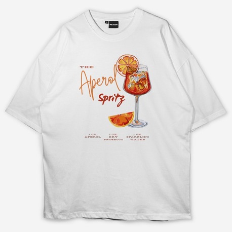 Aperol Baskılı Oversize T-shirt 