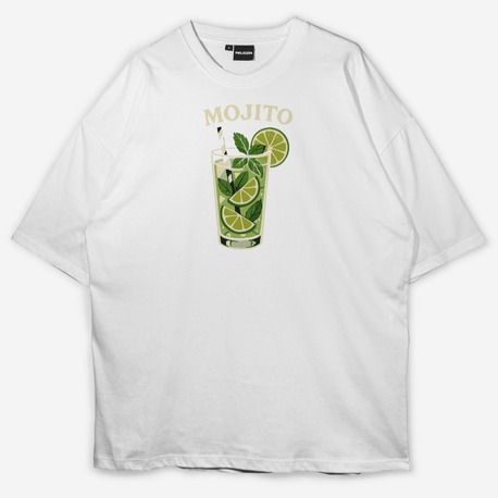 Mojito Baskılı Oversize T-shirt
