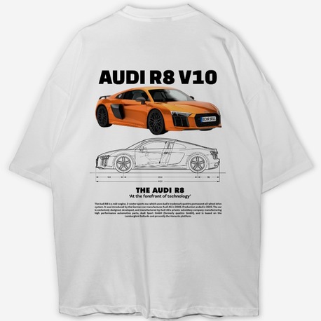 Audi R8 V10 Oversize T-shirt