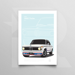 BMW 2002 Turbo – Premium Poster (A4)