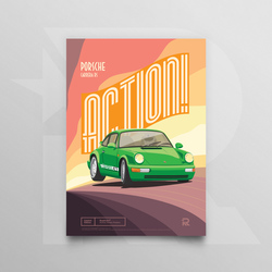Porsche 911 Carrera RS – Premium Poster (A4)