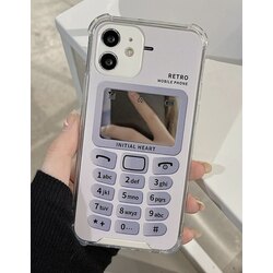 vintage iphone 11 telefon kılıfı