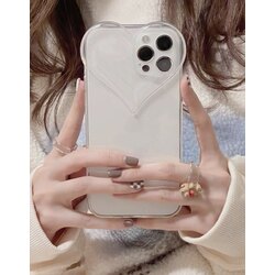 şeffaf kalpli iphone 11 kılıf