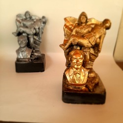 gold atatürk çanakkale heykeli, özel yapım atatürk heykeli
