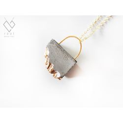 Concrete Mountain Necklace | Beton Kolye