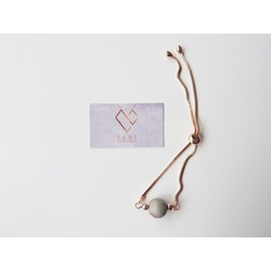 Beton Bronz İpli Bileklik  | Concrete Bronz Bracelet