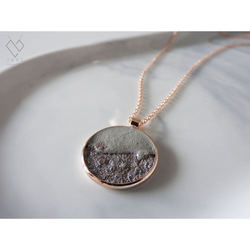 Bronz Beton Kolye | Bronze Concrete Necklace