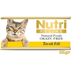 Nutri Feline Tavuk Etli 85GR Nutri Yaş Kedi Maması