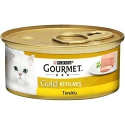 Purina Gourmet Kıyılmış Tavuklu Yetişkin Kedi Konservesi 85 gr