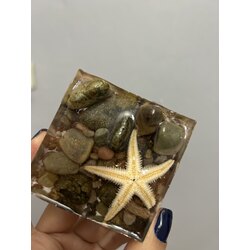 AKDENİZ TAŞI BARDAK / MUM /TÜTSÜ ALTLIĞI