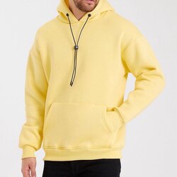 3 iplik şardonlu kapşonlu sweat 