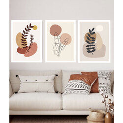 3'lü Çerçeveli Poster Set